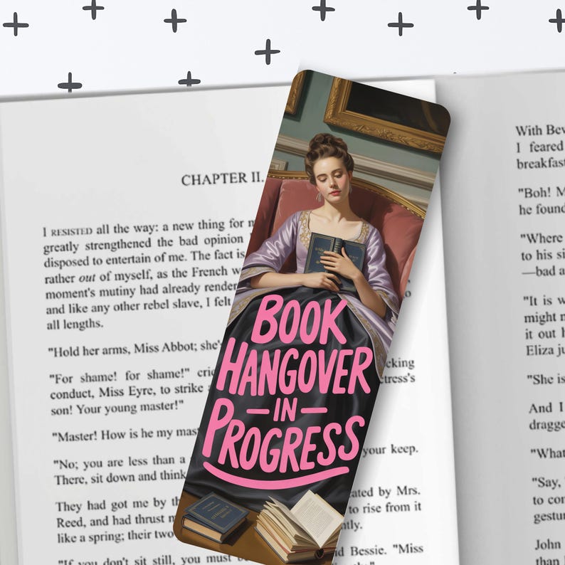 Funny Vintage Bookmarks, Sarcastic Quotes Bookmark Set, Reading Humor Bookish Gift, Vintage Painting Aesthetic Double-Sided Glossy Bookmarks