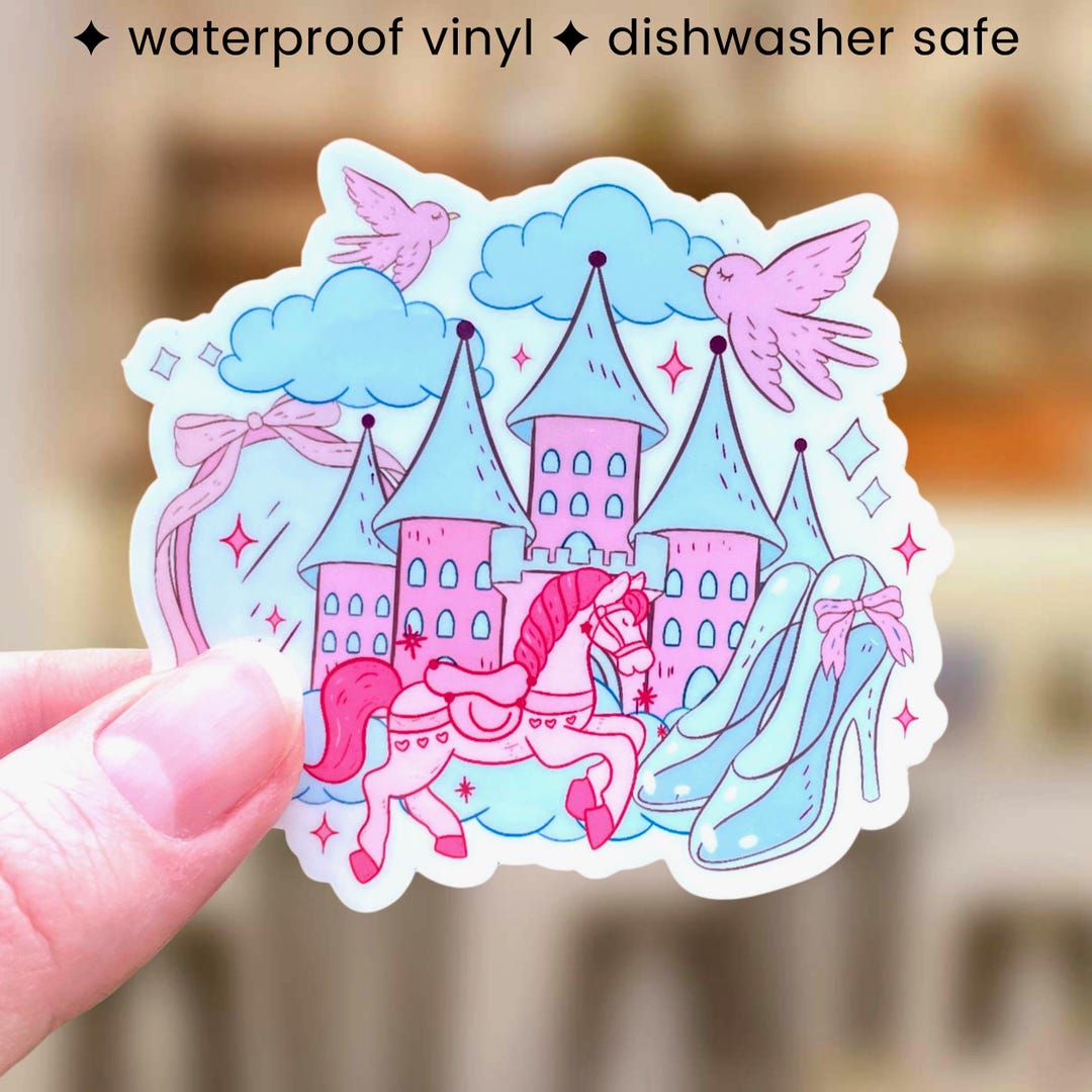 Princesscore Stickers Princesscore Vinyl Sticker, Cute Girly Waterproof Sticker, Princess ...