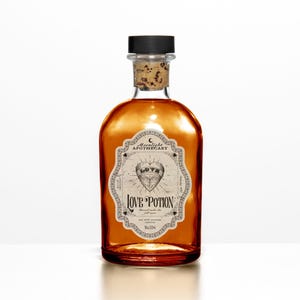 Halloween Apothecary Labels, Vintage Potion Bottle 12 PCs Stickers, Halloween Decor, Magic Witch Apothecary Potion, Waterproof Stickers