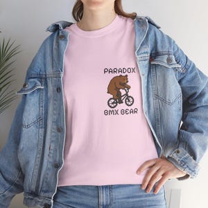 BMX Bear T-Shirt - Retro Pixel Art Design | Paradox Designs