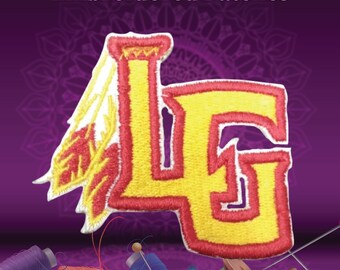 El parche bordado LG: una forma única que se destaca de lo común, combinada con una paleta de colores vibrantes que irradia energía y estilo.