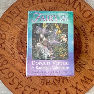 Cartes de tarot des fées de Doreen Virtue - Hay House 2007 - Scellées en usine, jeu épuisé