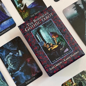 The Boho Gothic Tarot Cards Mini Limited Edition Tarot Baba Studio Tarot Deck Out of Print Tarot Deck Zeldzame Tarot