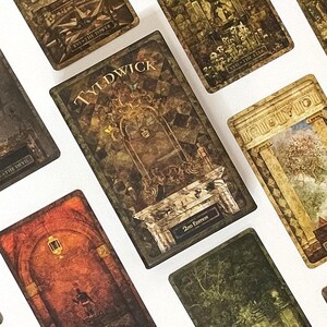 Tarocchi Tyldwick, 2a edizione, rara, fuori catalogo, edizione limitata (2000 copie) - Mazzo di tarocchi con bordo dorato - Condizioni impeccabili