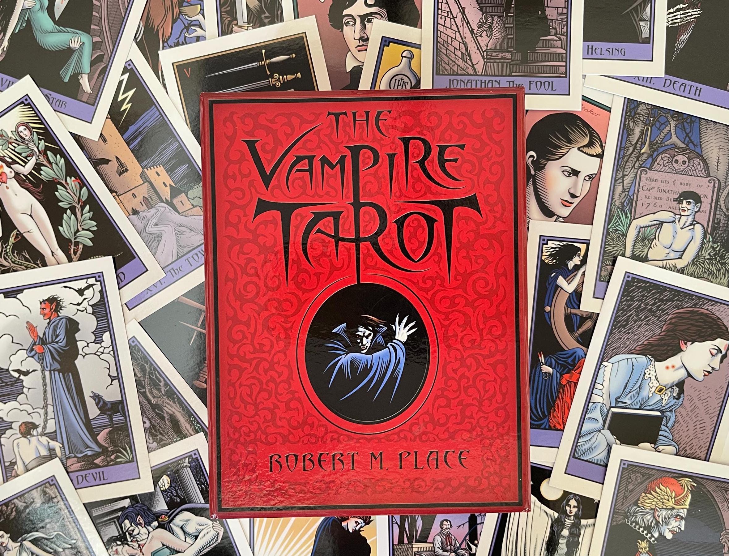 The Vampire Tarot: Robert M. Place 1st Edition (2009) Signed