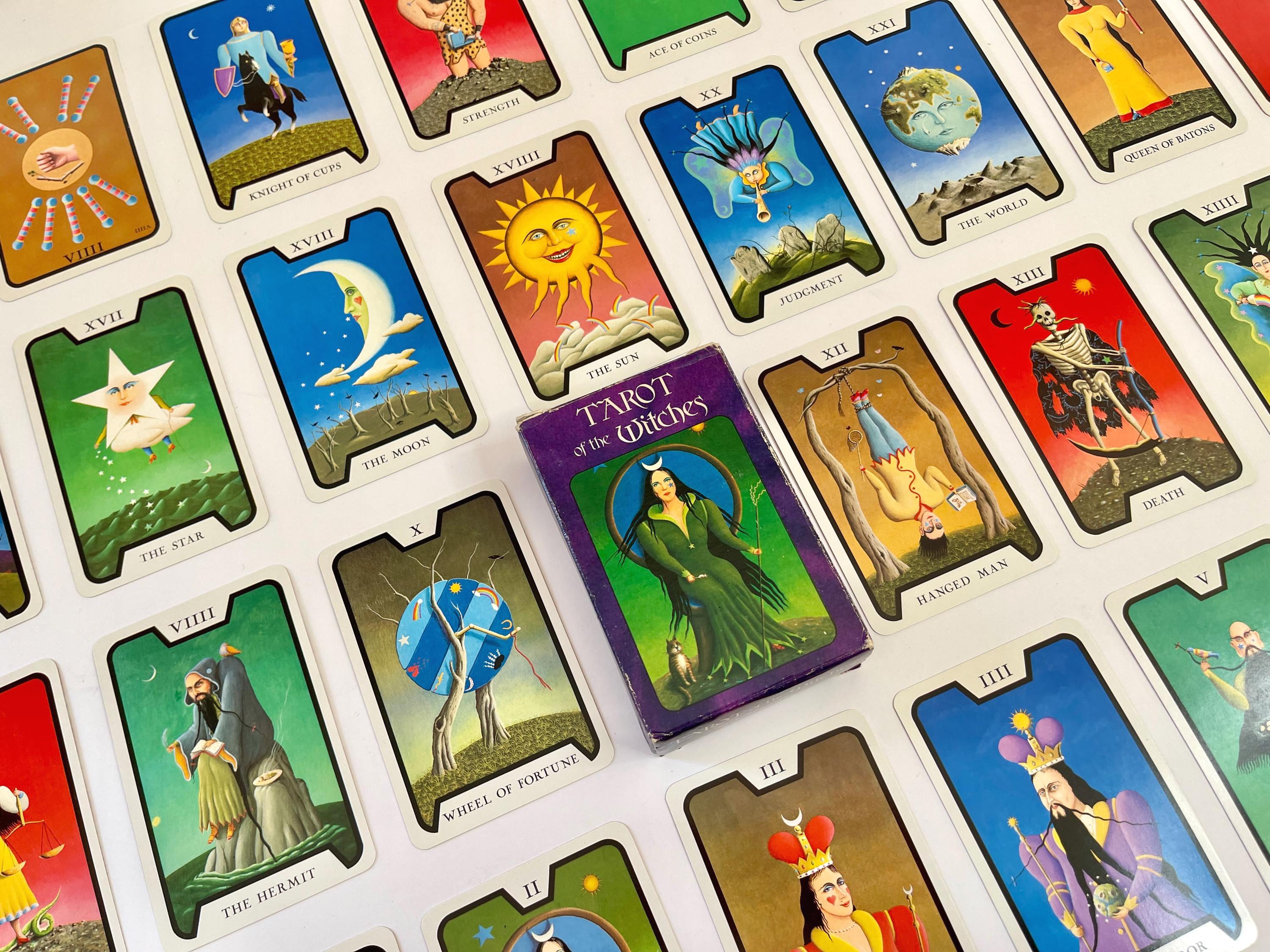Rare 1974 Tarot of the Witches Deck: James Bond 007, First Edition