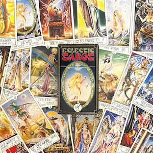 Eclectic Tarot by Piatnik | Rare 1986 New Edition | Vintage Tarot Deck | Josef Machynka | Complete Set in Excellent Condition
