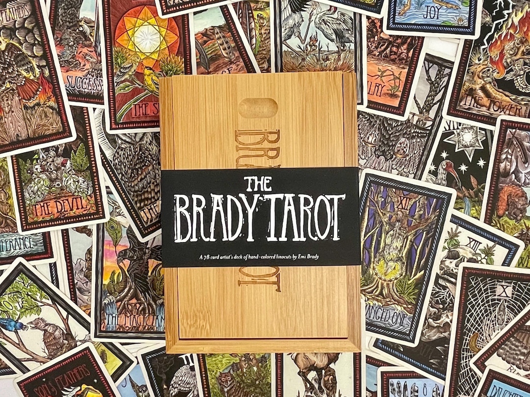 Signed Brady Tarot Deck: Kickstarter Edition in Wooden Box - Etsy