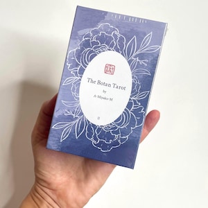 The Botan Tarot - Indie Tarot Deck - Watercolour Illustration - Second Edition - Peony Japanese Folklore Inspired - New & Sealed