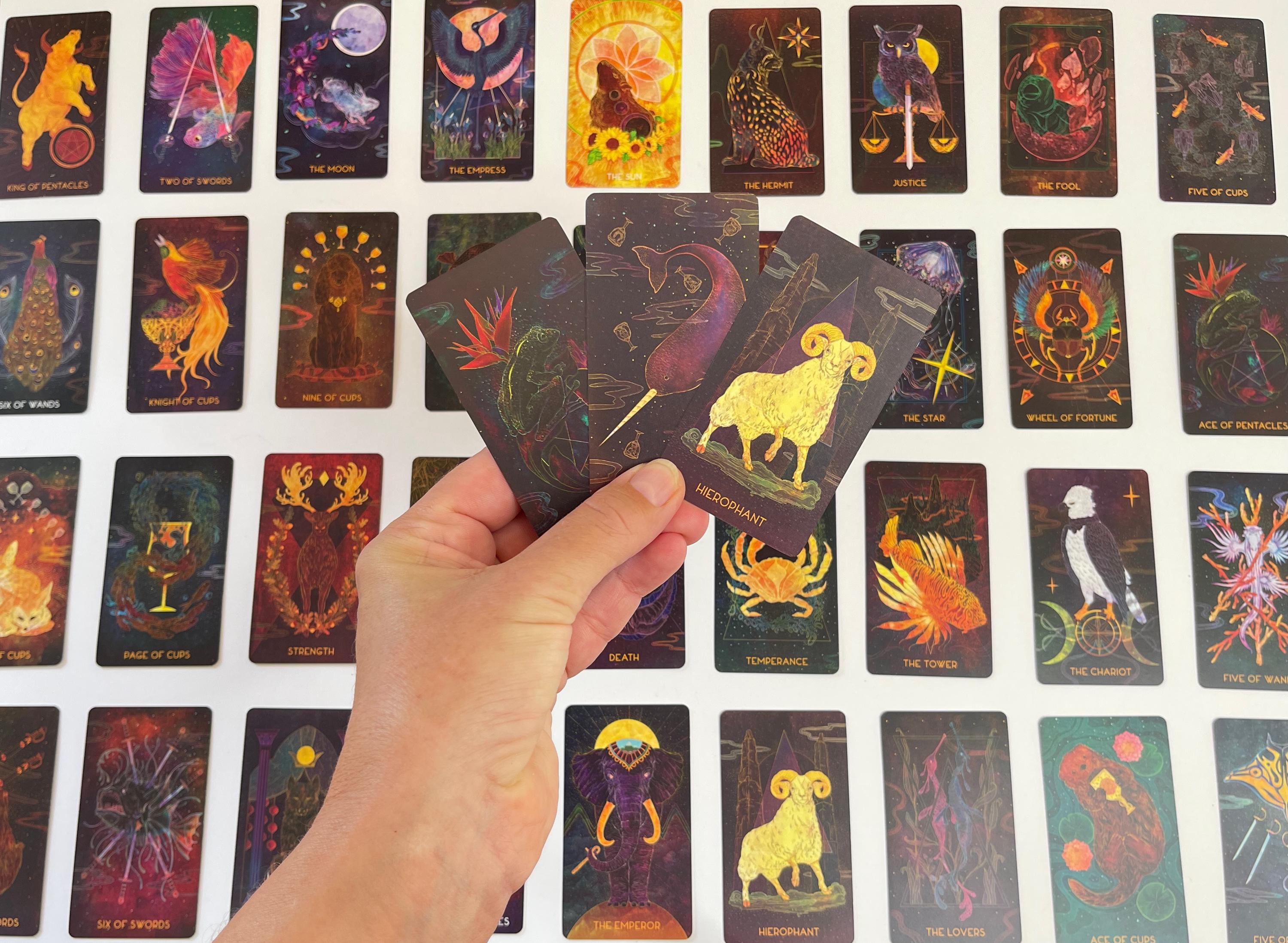 アイドル ORiENS ANIMAL TAROT Oriens Animal Tarot Pocket Edition by Ambi Sun