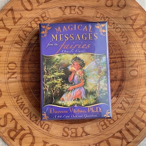Messages magiques de l'Oracle des fées - Doreen Virtue - Deck POO rare - 44 cartes - Guide - Bords dorés - Hay House