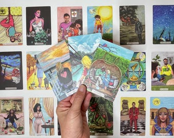 Modern Love Tarot Deck by Ethony: Indie Illustrated Cards - Etsy