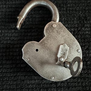 Decorative Metal Padlock and Key Old Padlock Vintage Padlock Rare Padlock Antique Padlock Key for Padlock Ancient Key Metal Key and Padlock