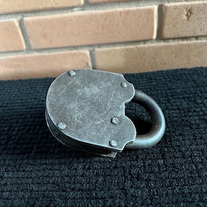 Decorative Metal Padlock and Key Old Padlock Vintage Padlock Rare Padlock Antique Padlock Key for Padlock Ancient Key Metal Key and Padlock