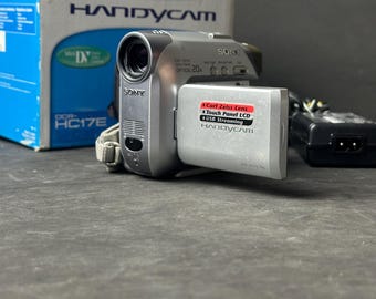 Vintage Video Camera Sony DCR-TRV240E Pal Digital 8 Handycam