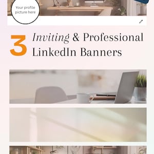Professional Office LinkedIn Banner Bundle (JPG Digital Download)