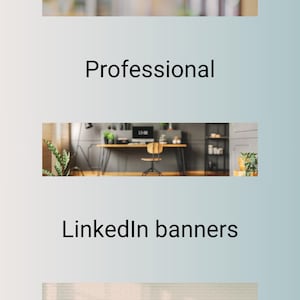 Pode incluir: Um banner profissional do LinkedIn que apresenta um escritório em casa moderno com uma mesa, uma cadeira, plantas e uma tela de computador. O banner foi projetado para criar um ambiente profissional e acolhedor para o seu perfil do LinkedIn.