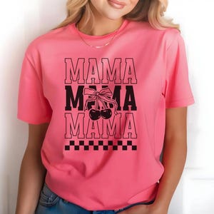 Retro MAMA T-Shirt | Cherry Mama Shirt | Cute Mom Shirt | Mother’s Day Gift | Aesthetic Graphic Tee | Trendy Mama Shirt for Women