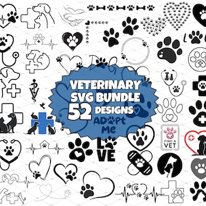 Veterinarian SVG Bundle\ Animals Svg\ Pet Doctor Svg\ Doctor Svg\ Animal Doctor Svg\ Dog Svg\ Cat Svg\ Small Animals Svg\ Cricut Svg