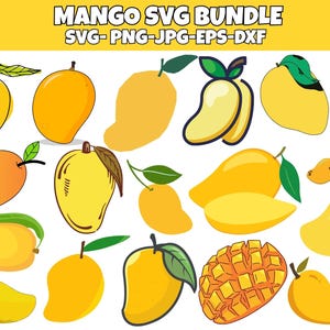 Mango SVG | Mango PNG | Mango Digital Downloadable | Mango Fruit Clip Art | Mango Instant Digital Download | Mango Digital Downloadle file