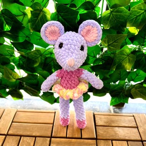 Ballerina Mouse Crochet Pattern – Amigurumi PDF Pattern