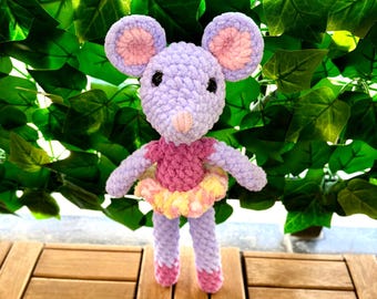 Ballerina Maus Häkelanleitung - Amigurumi PDF Pattern