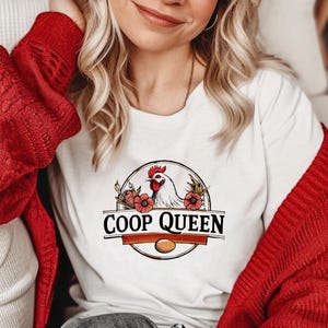 Chicken T Shirt, Chicken Mom Shirt, Chicken Lover Gift, Cute Hen Top, Chicken Girl Shirt, Farm Girl Shirt, Family Farm Shirt, Chicken Tee