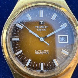 Vintage Tissot Seastar Automatic Mens Watch