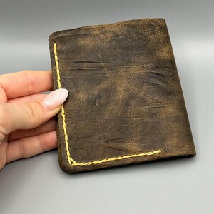 Matte Brown Retro Wallet