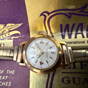 Vintage Waltham Gold Plated Ladies Watch in the Original Box