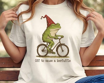 Funny Frog T-Shirt, Sarcastic Humor Tee, Kerfuffle Shirt