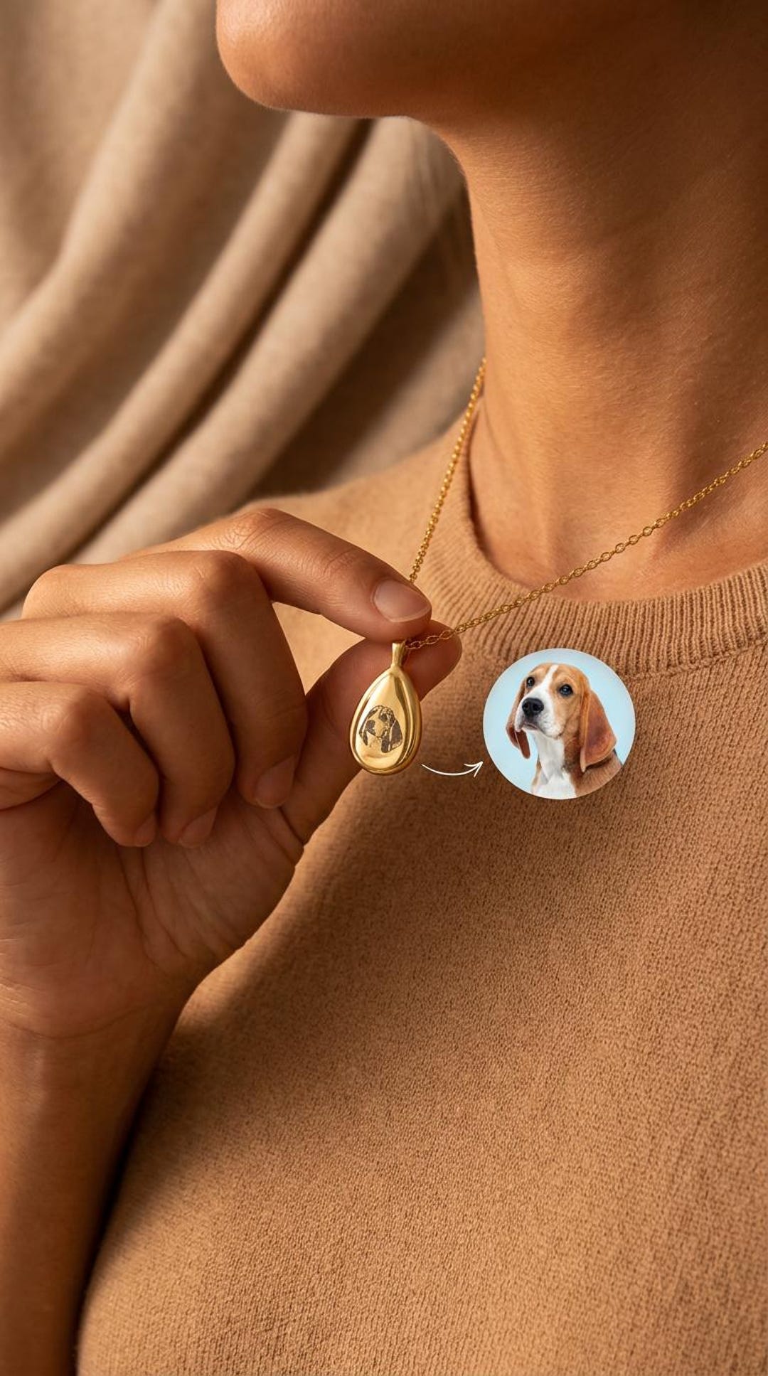Pet Urn Necklace for Ashes, Custom Engraved Dog Cat Memorial Jewelry ...