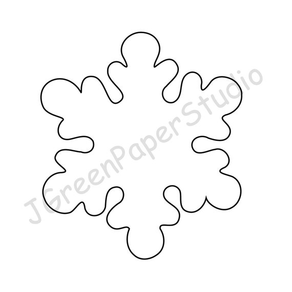 Free Printable Snowflake Templates – 10 Large & Small Stencil Patterns   Snowflake template, Printable snowflake template, Snowflake coloring pages