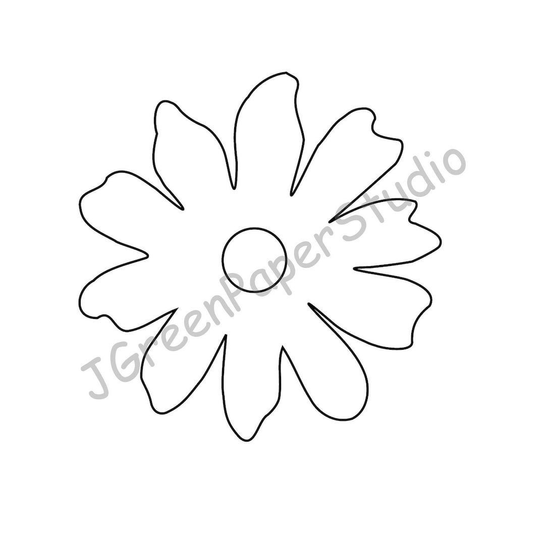 Printable Daisy Template PDF Digital - Il 1080xN.5751872310 8vc9 
