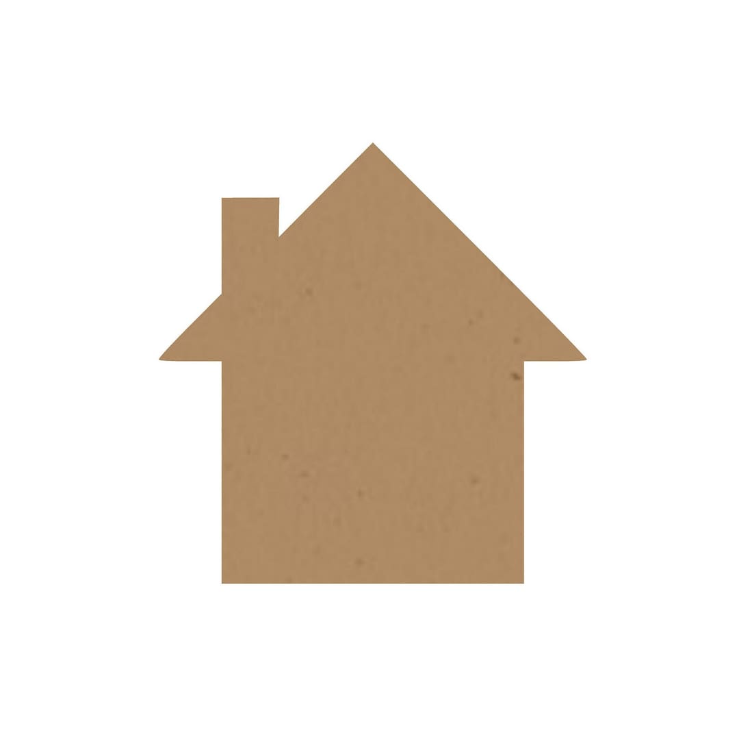 20 Pack - Paper House Shape Home Cutout House Die Cut New Home Real ...