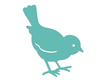 Blue Robin Paper Bird Cutouts: Spring DIY Craft, Scrapbooking (20) Pack