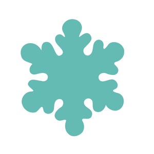 20 Pack - Paper Snowflake Shapes Snowflake Cutouts Die Cut Snowflake Winter Snow Scrapbooking Journaling Bulletin Board DIY Crafts Christmas