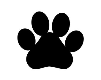 20 Paper Paw Print Cutouts: Scrapbooking & DIY Crafts
