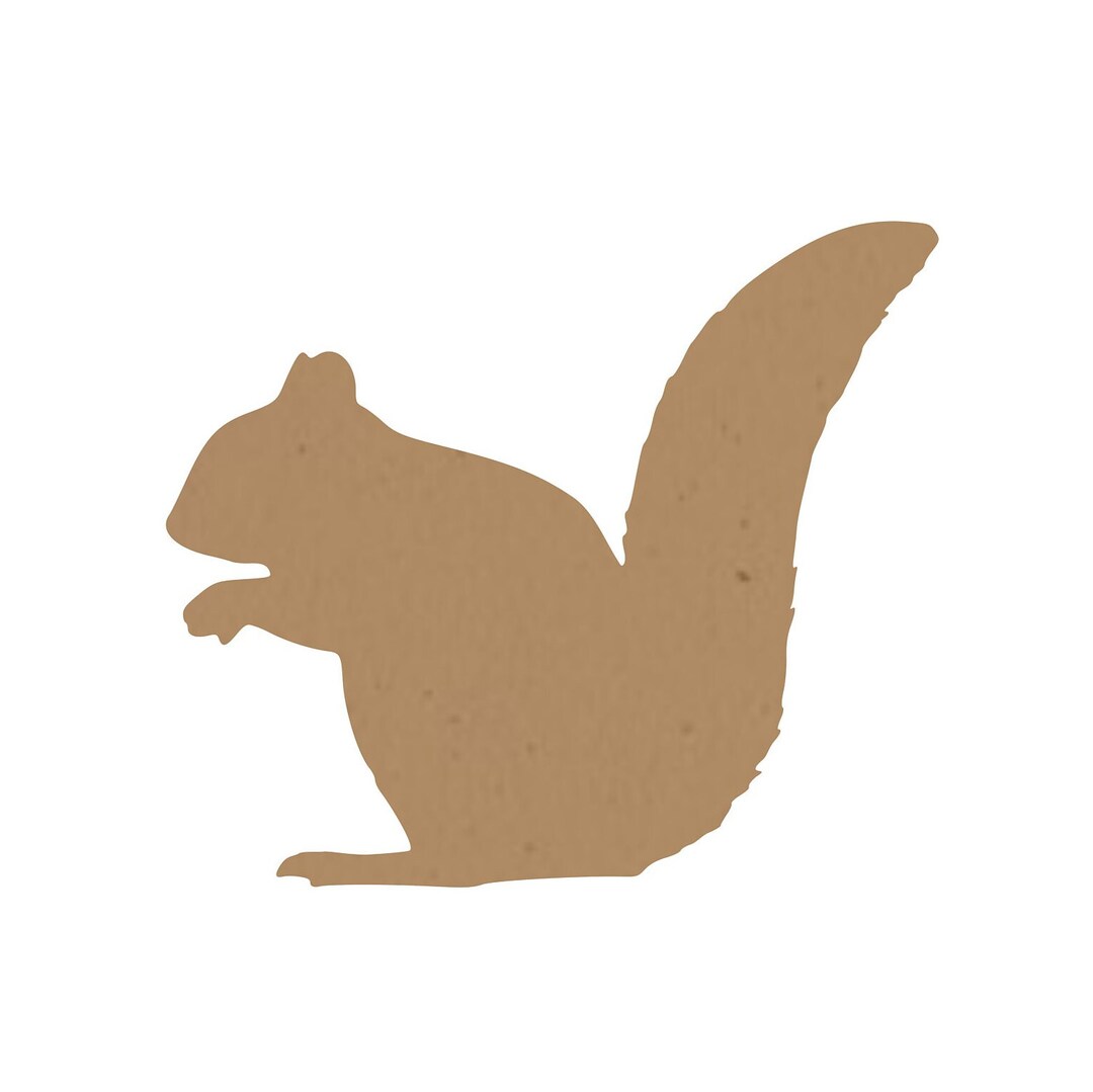 20 Pack Paper Squirrel Shapes, Squirrel Cutouts, Die Cut, Woodland ...