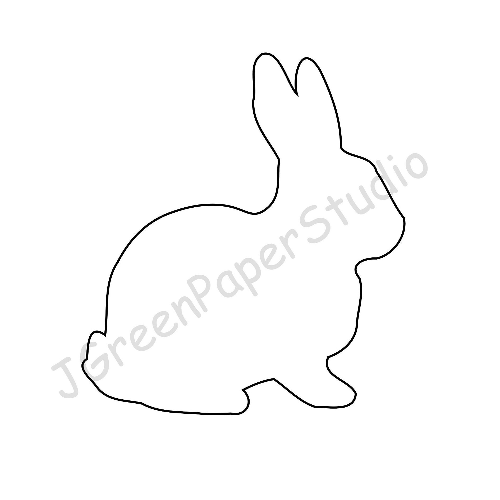 Free Printable Bunny Template Pdf