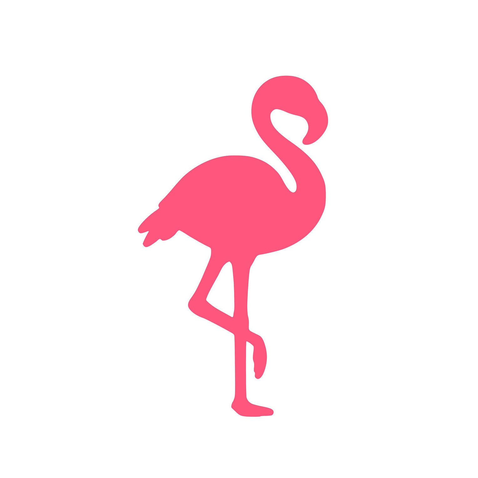 20 Pack Paper Flamingo Shapes Flamingo Cutout Die Cut | Etsy