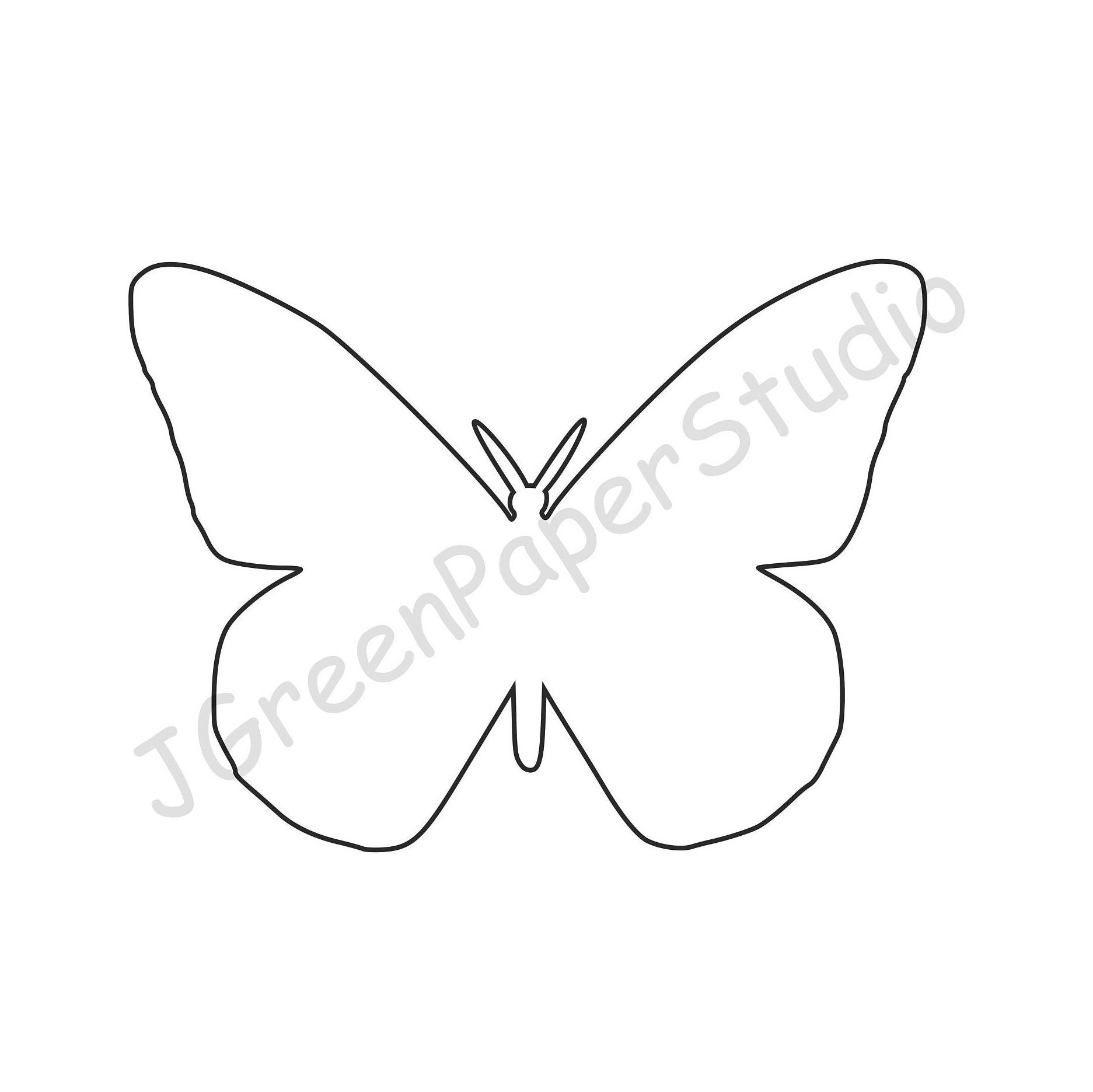 Butterfly Outline Printable
