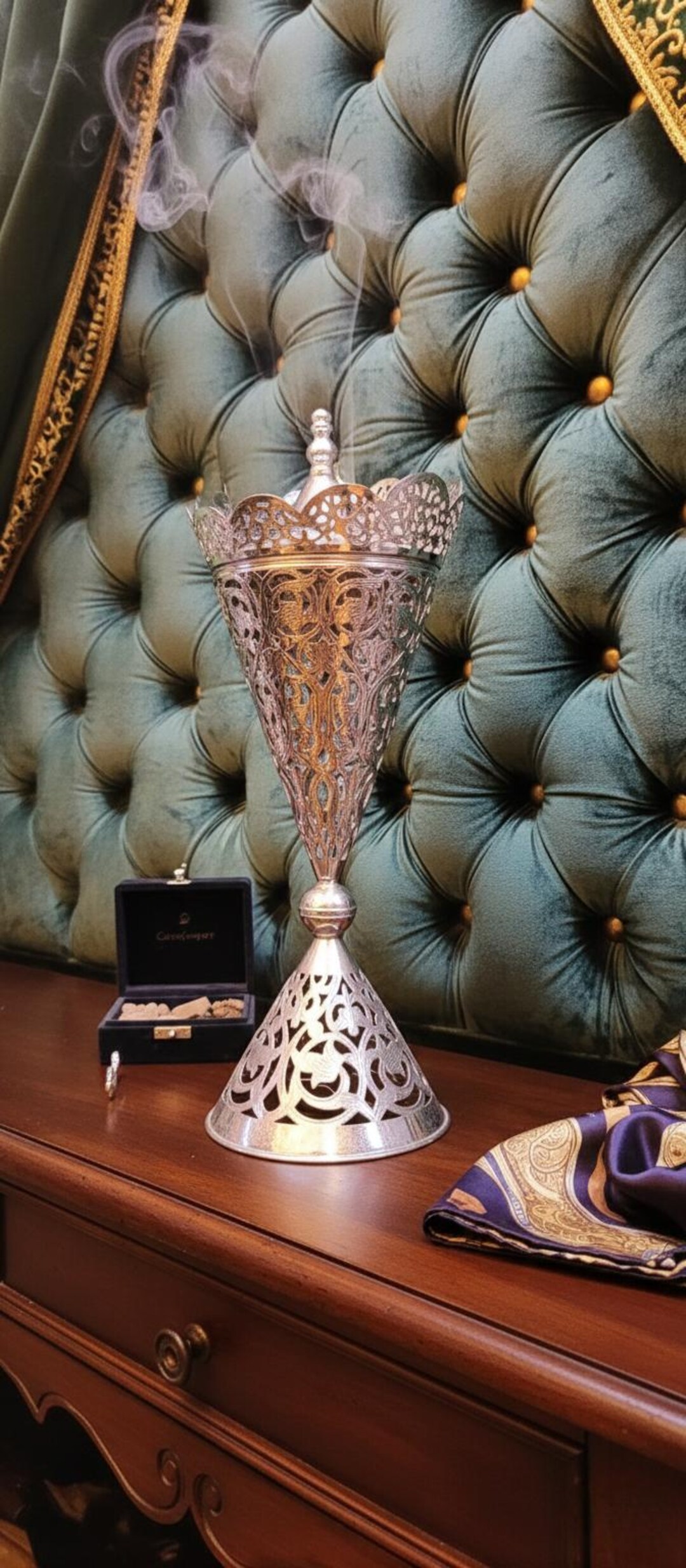 Handcrafted Moroccan Brass Incense Burner | Luxury Arabic Mabkhara
