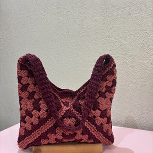 Handmade Vintage Crochet Bag | Boho Style Knitted Bag
