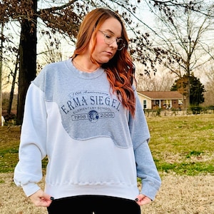 Upcycled Reworked Erma Siegel crewneck size: medium