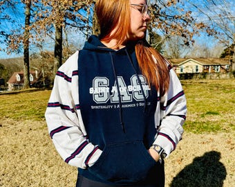 Upcycled Reworked Saint Ann School size: medium