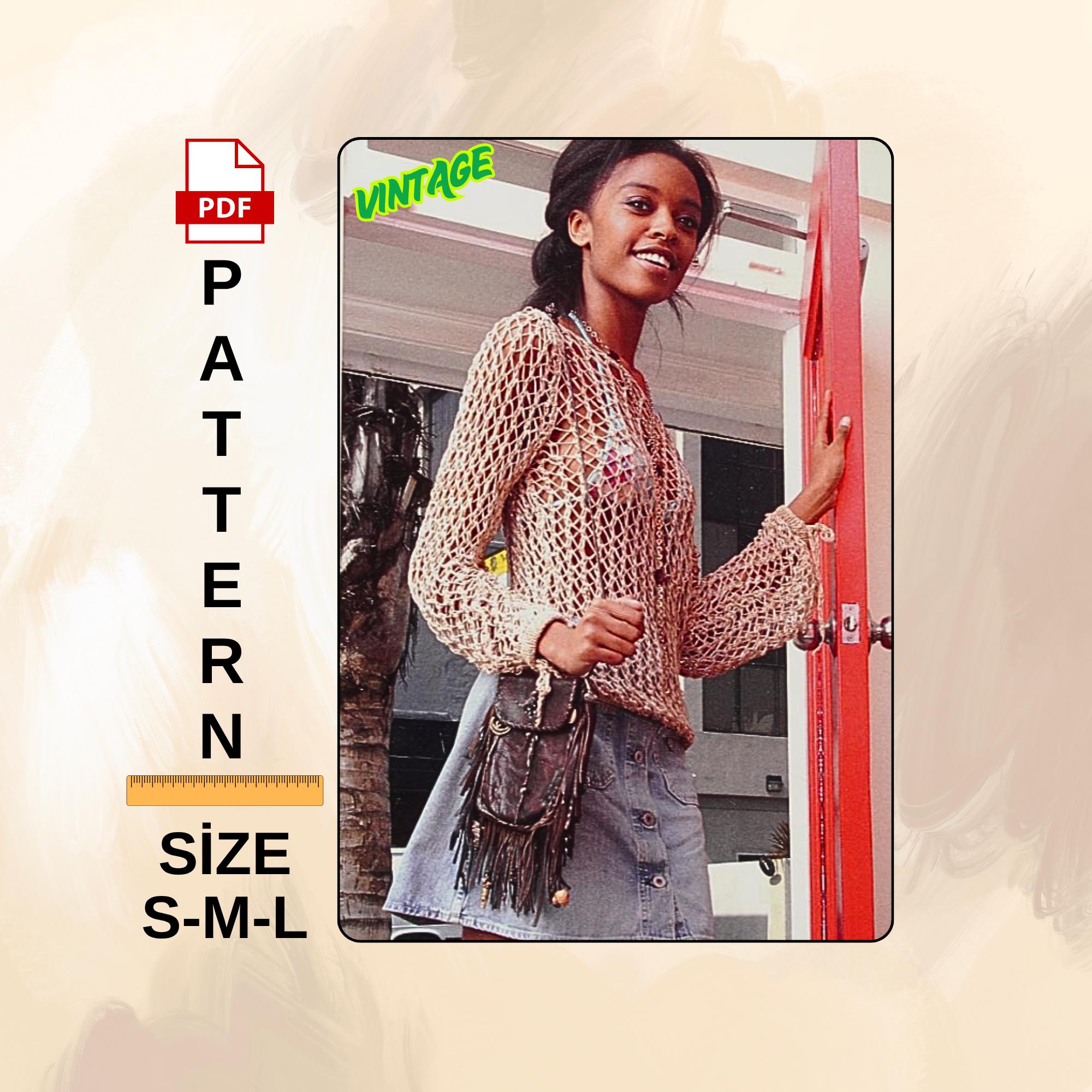 39 Mesh Sweater Crochet Patterns for Airy Layers, Pullovers, and Cardigans 9 Crochet Mesh Sweater