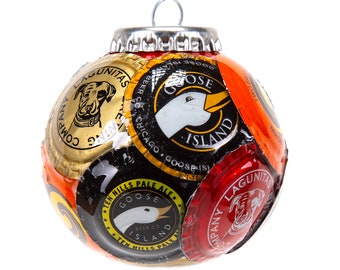 Illinois Breweries Bottle Cap Ornament