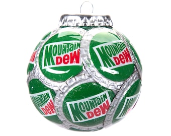 Adorno de la tapa de la botella Mountain Dew