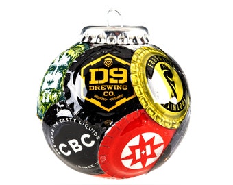 North Carolina Breweries Bottle Cap Ornament
